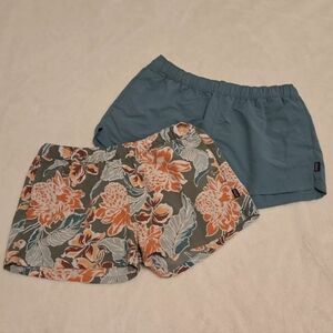 Patagonia Womens Lot Of 2 Barely Baggies Shorts